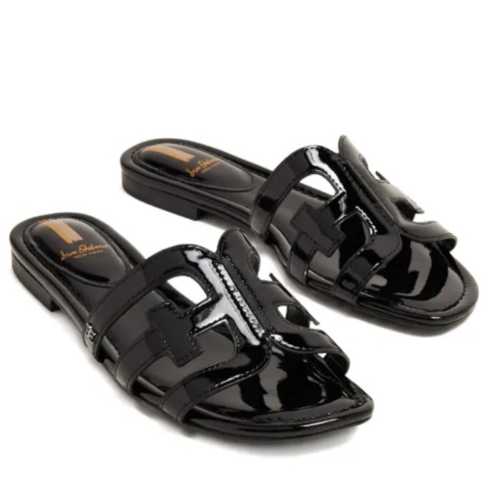 Sam Edelman Black Bay Slide Sandals